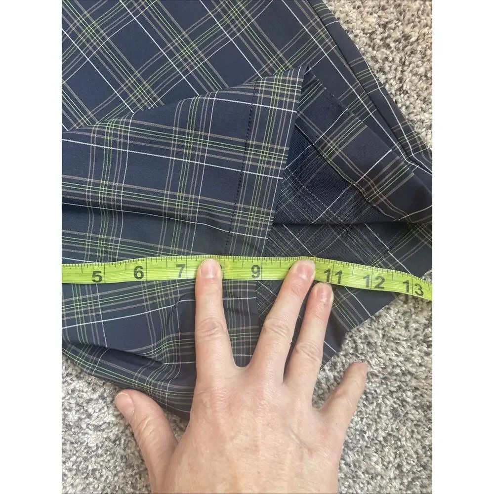 Chaps Golf 78 Men’s Athletic Golfing Shorts Plaid Size 38